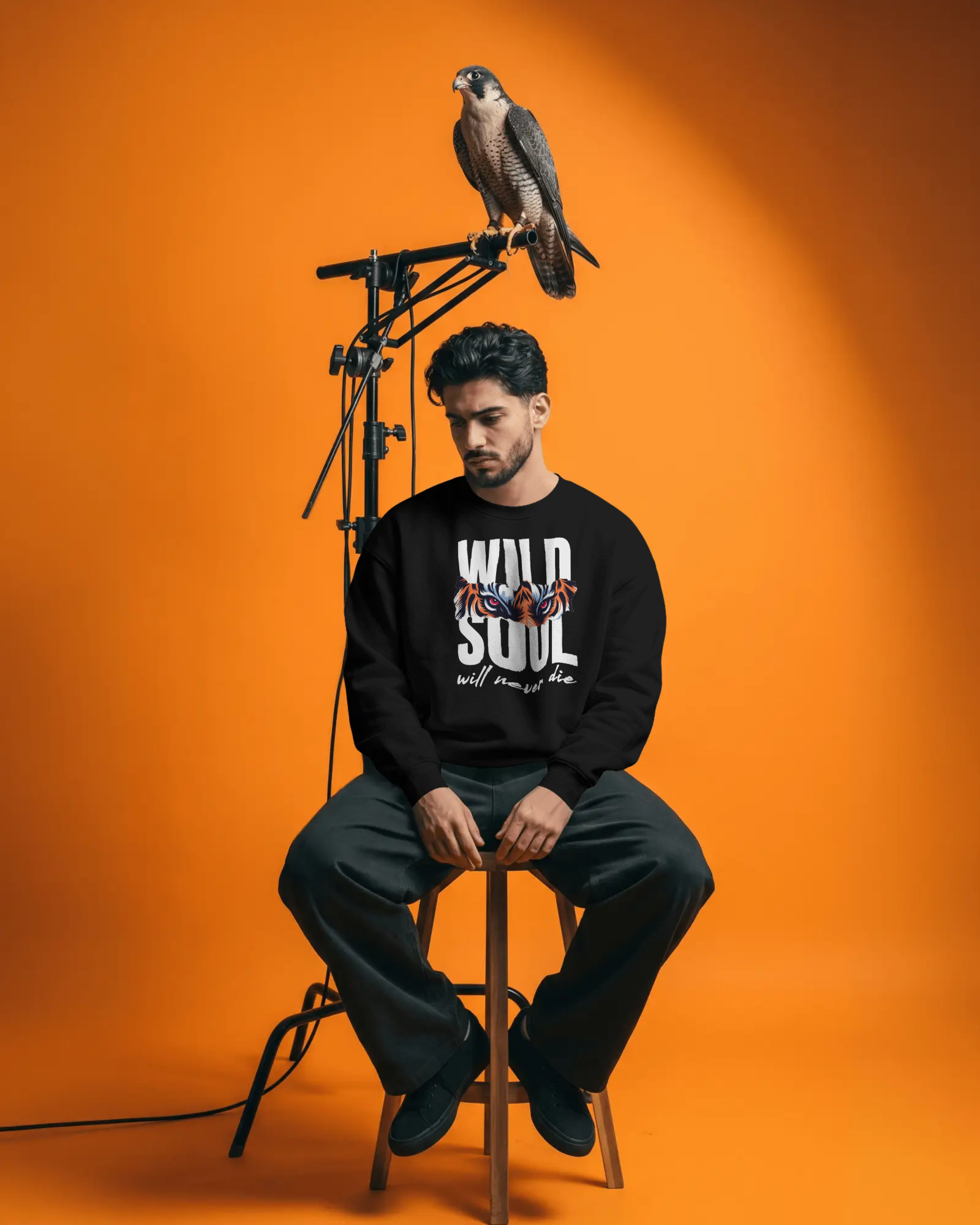 Men's Wild Soul Tiger Graphic Sweatshirt