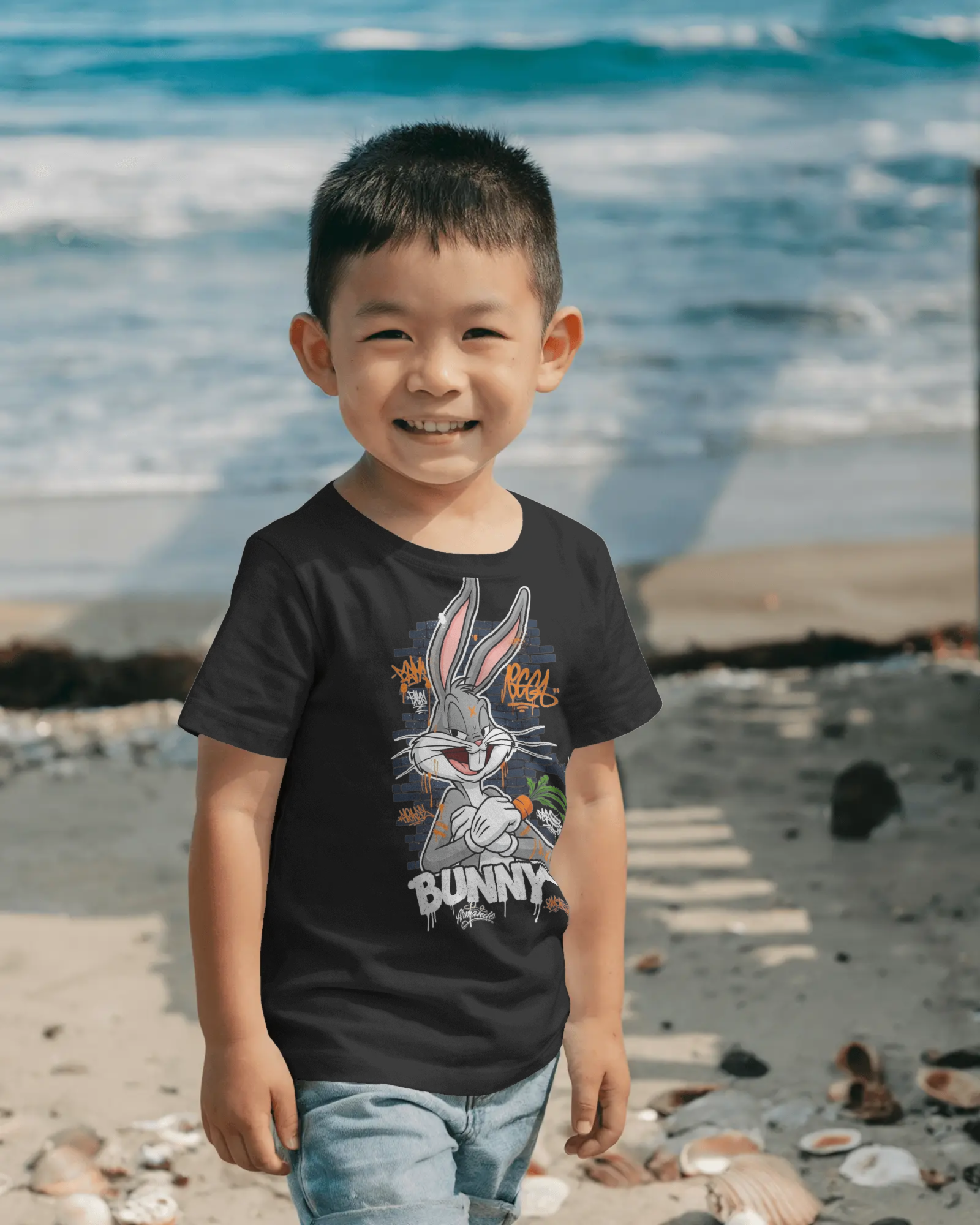 Bunny Cartoon Kids Graphic T-Shirt