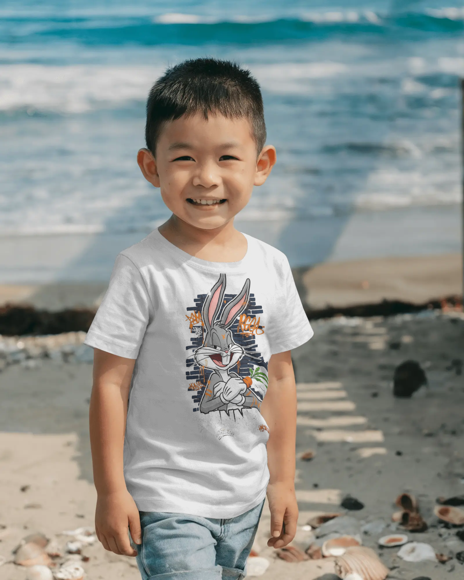 Bunny Cartoon Kids Graphic T-Shirt