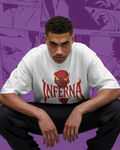 Inferna Skull Oversized Graphic T-Shirt