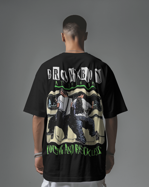 BronxBoy Attitude Oversized Graphic T-Shirt