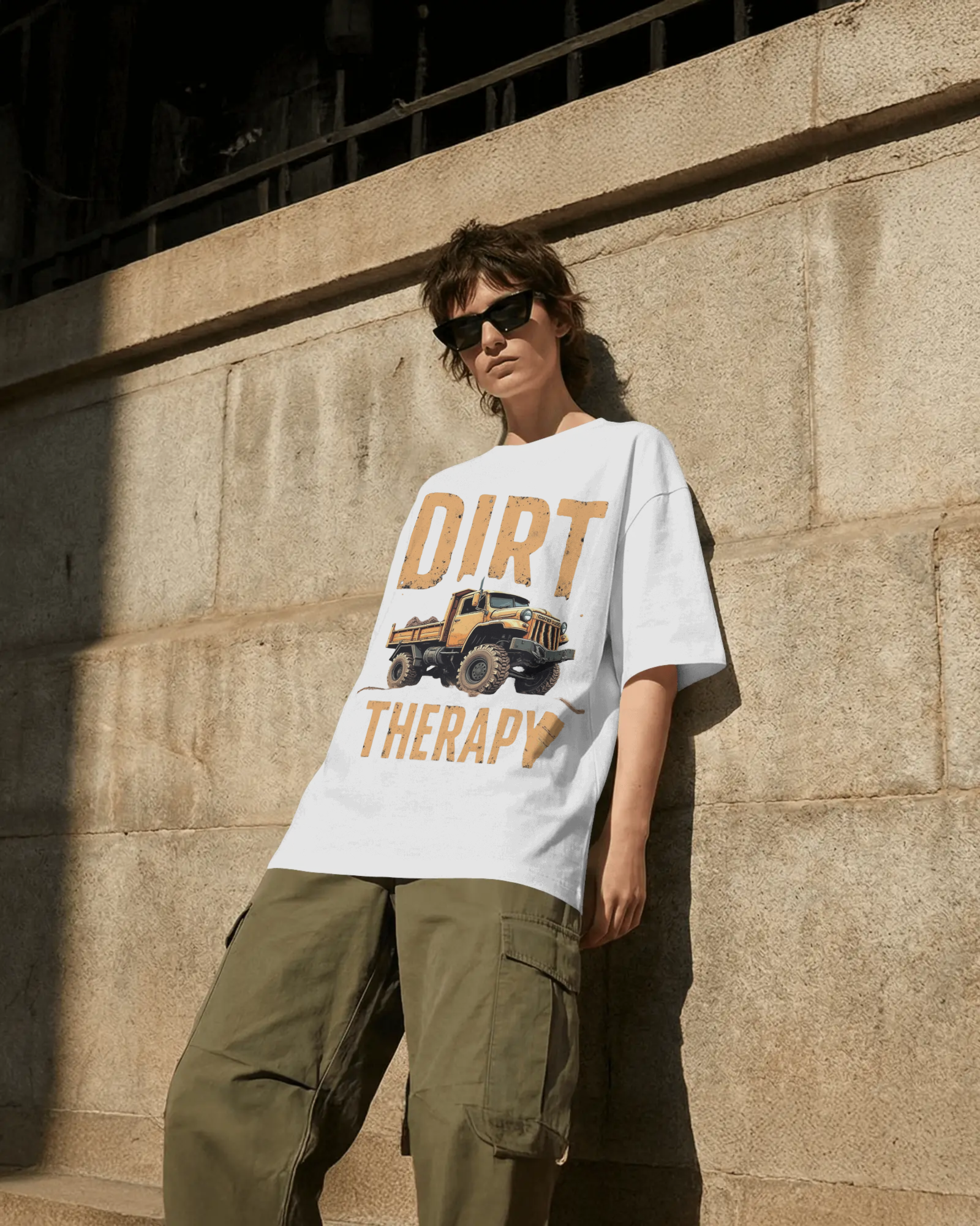 Aftermath Survivor Oversized Graphic T-Shirt