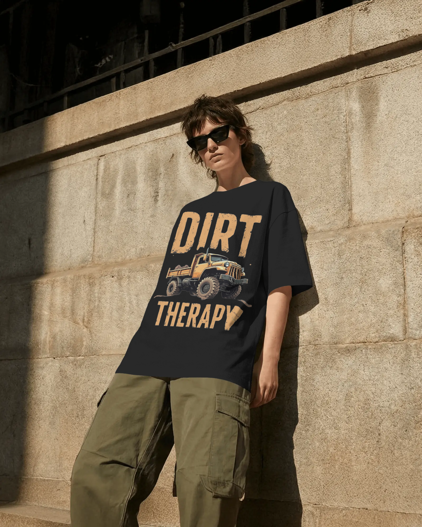 Aftermath Survivor Oversized Graphic T-Shirt