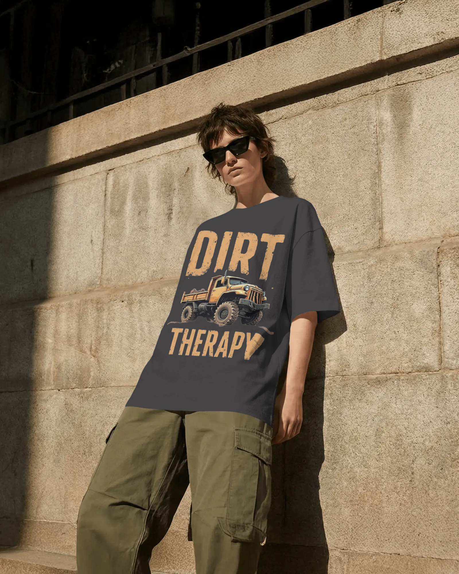 Aftermath Survivor Oversized Graphic T-Shirt