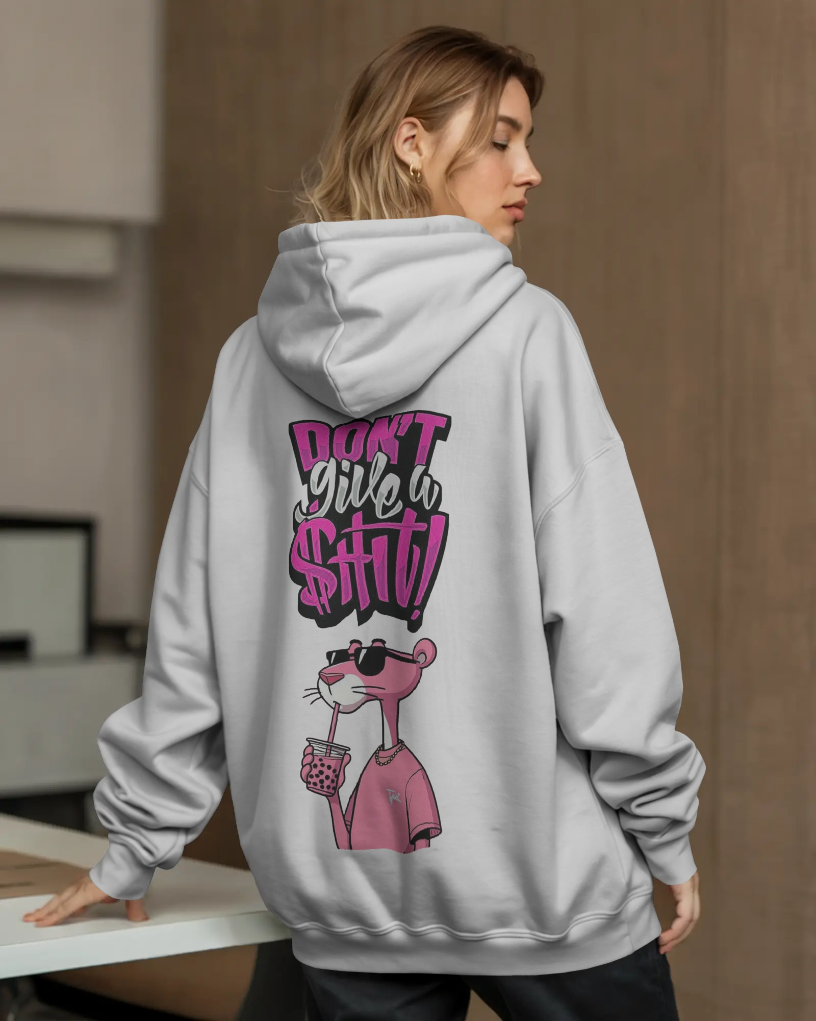 Pink Panther Streetwear Graphic Hoodie