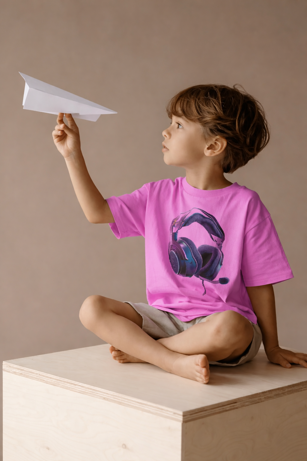 Gaming Headset Kids Graphic T-Shirt