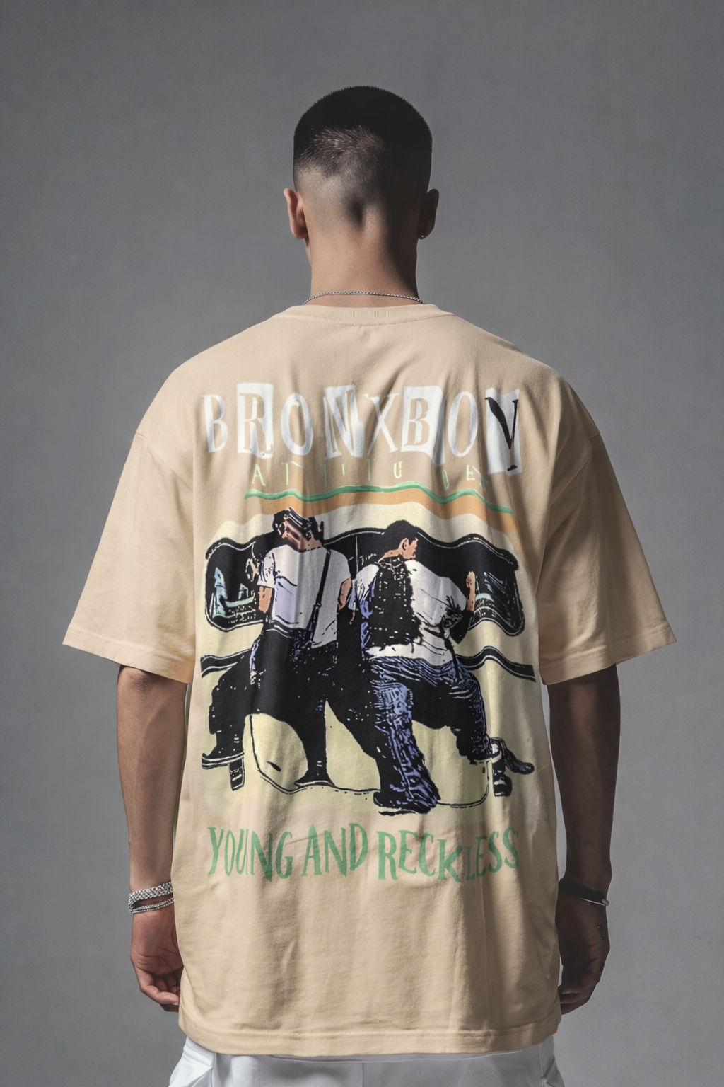 BronxBoy Attitude Oversized Graphic T-Shirt