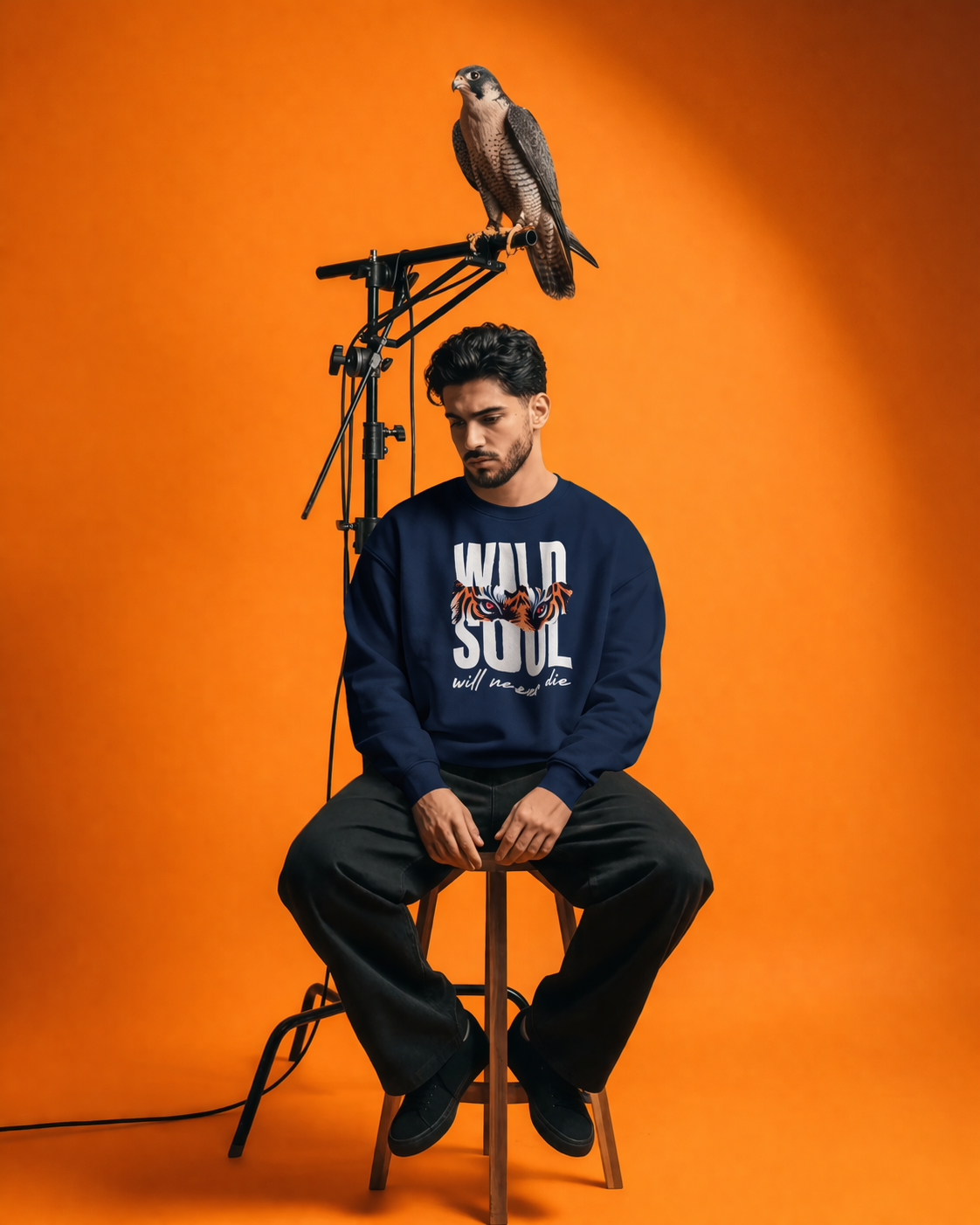 Men's Wild Soul Tiger Graphic Sweatshirt