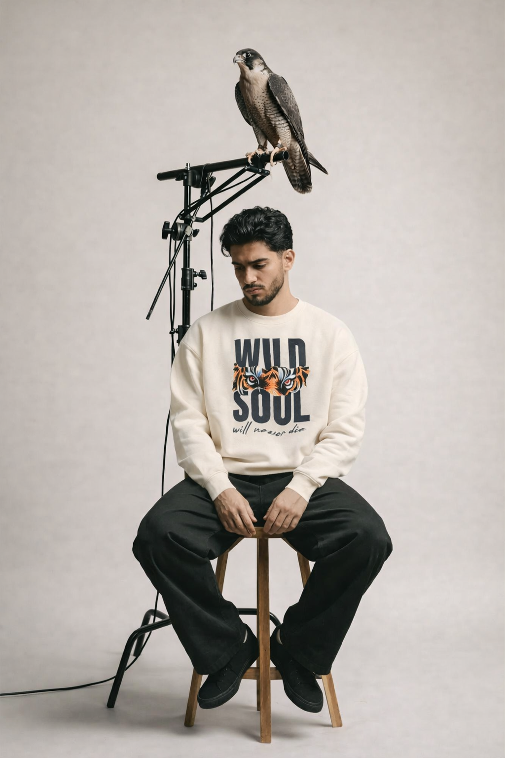 Men's Wild Soul Tiger Graphic Sweatshirt