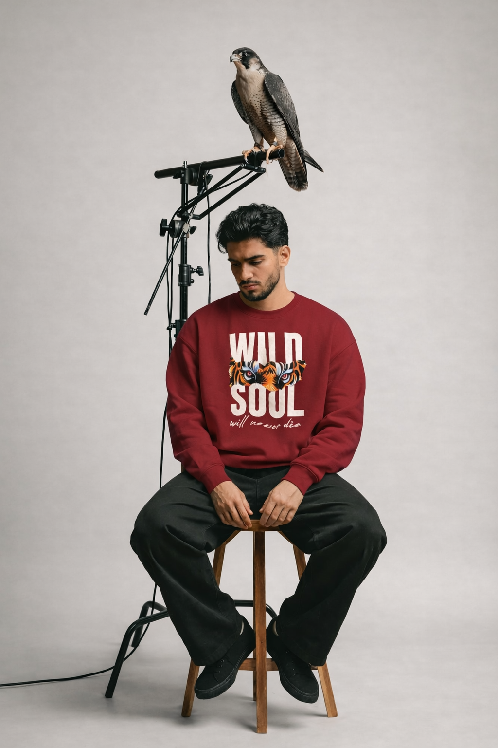Men's Wild Soul Tiger Graphic Sweatshirt