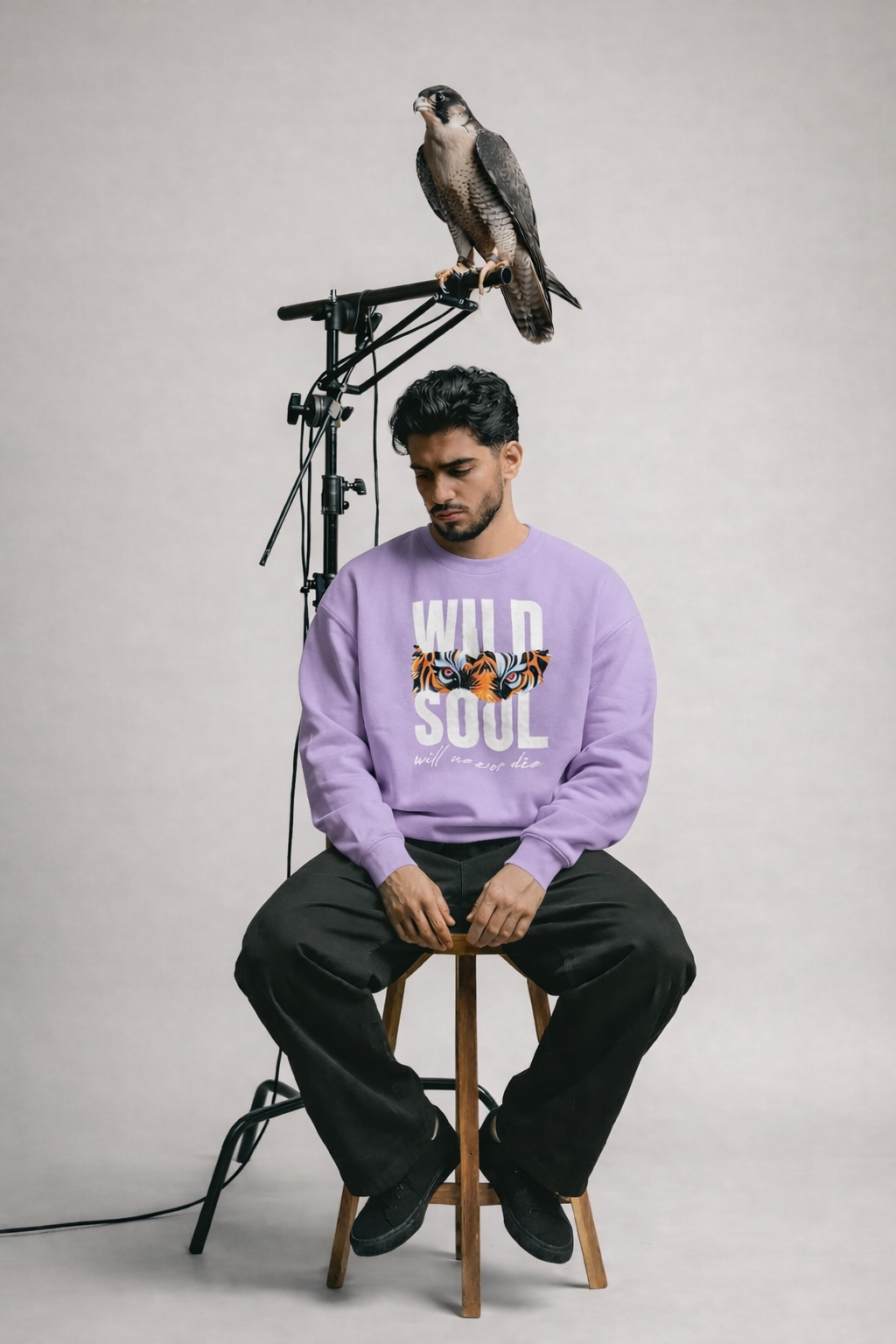 Men's Wild Soul Tiger Graphic Sweatshirt