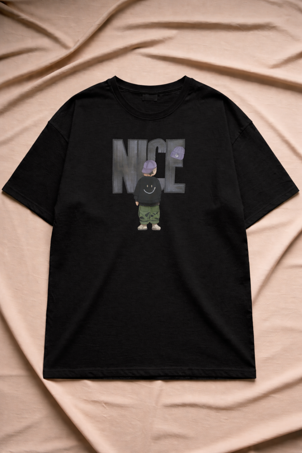 Nice Street Graphic Oversized T-Shirt