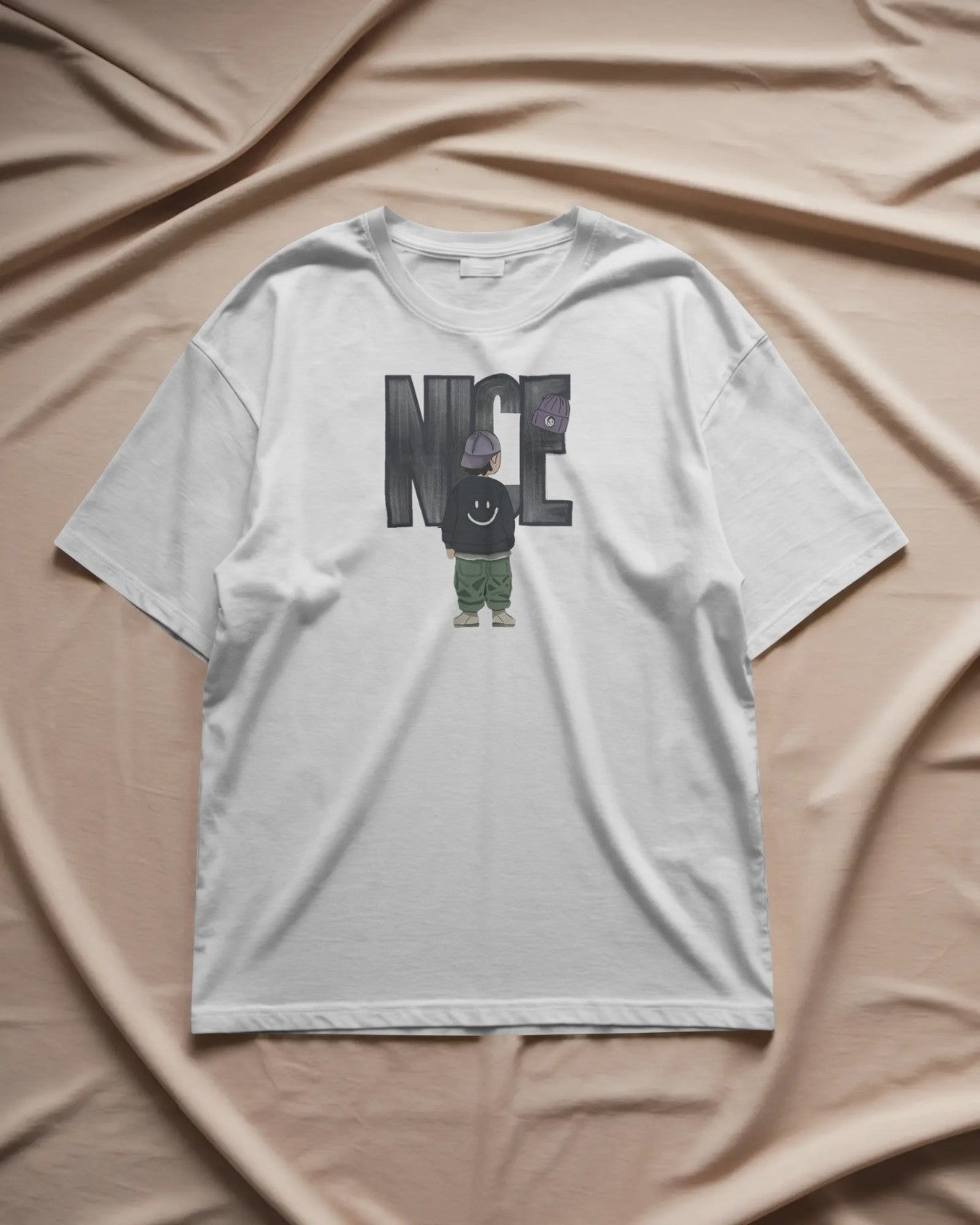 Nice Street Graphic Oversized T-Shirt