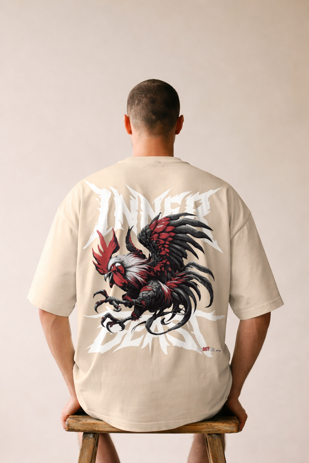 Inferno Beast Oversized Graphic T-Shirt