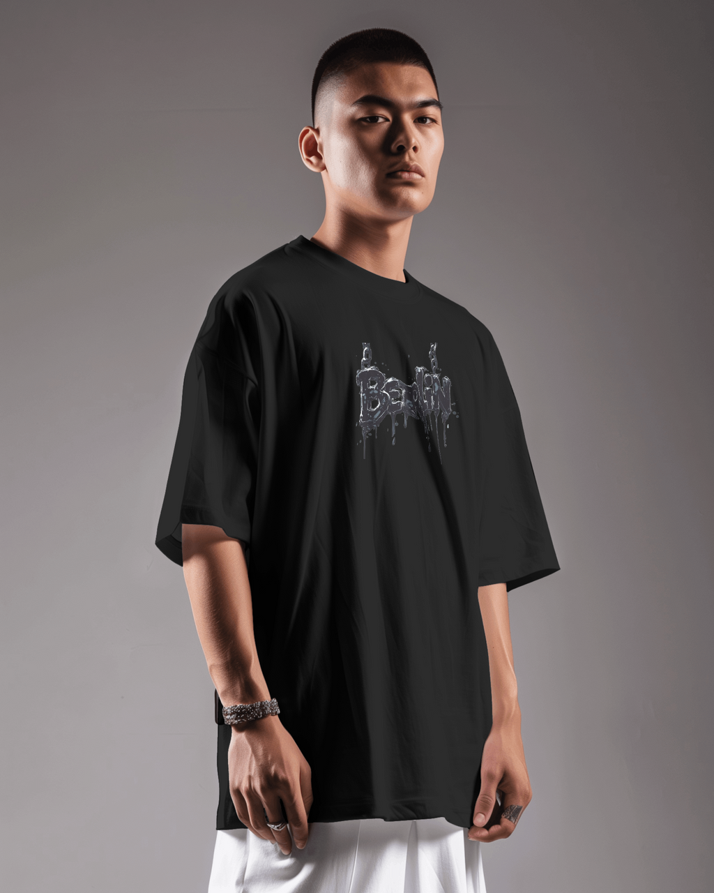 BronxBoy Attitude Oversized Graphic T-Shirt