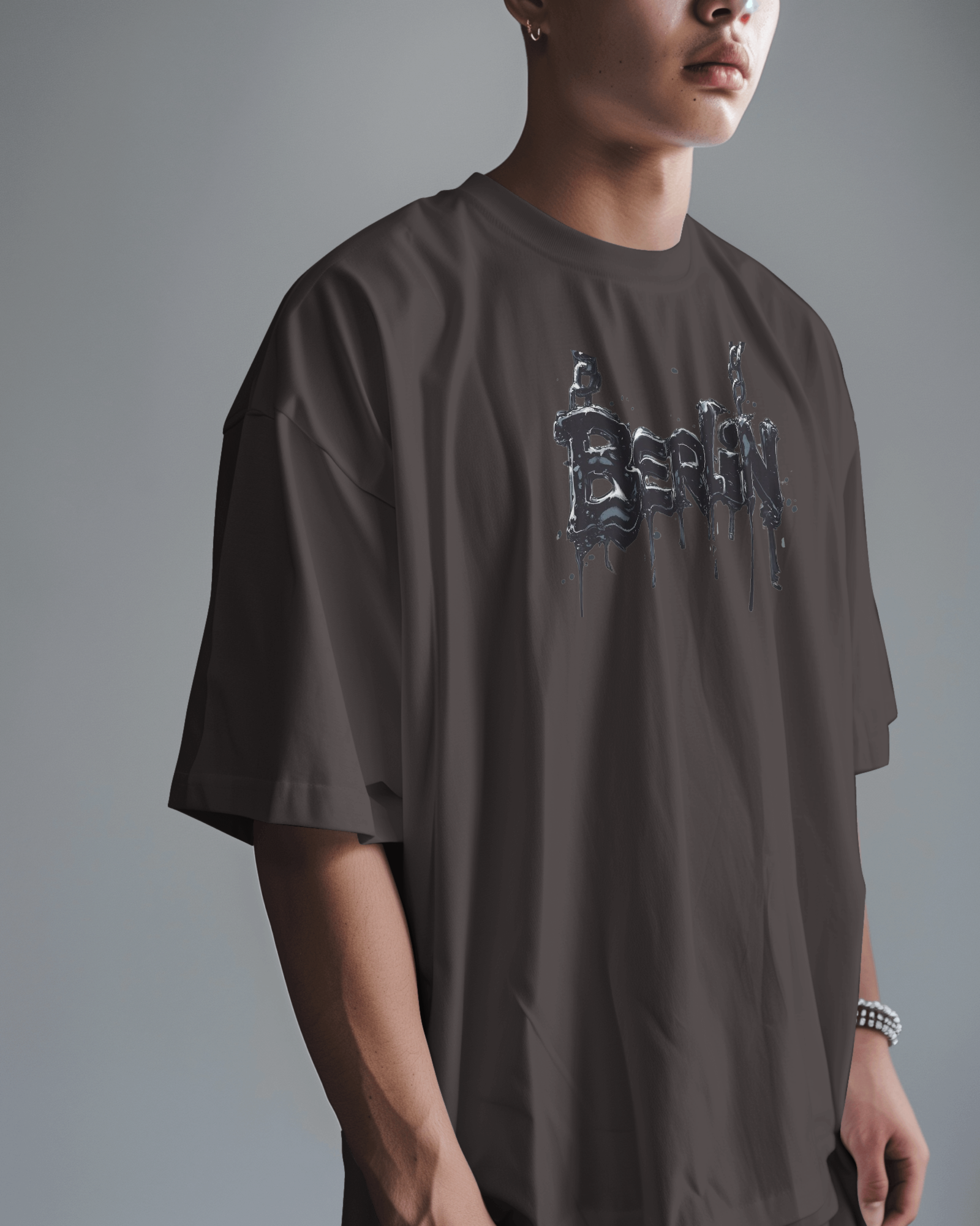 BronxBoy Attitude Oversized Graphic T-Shirt