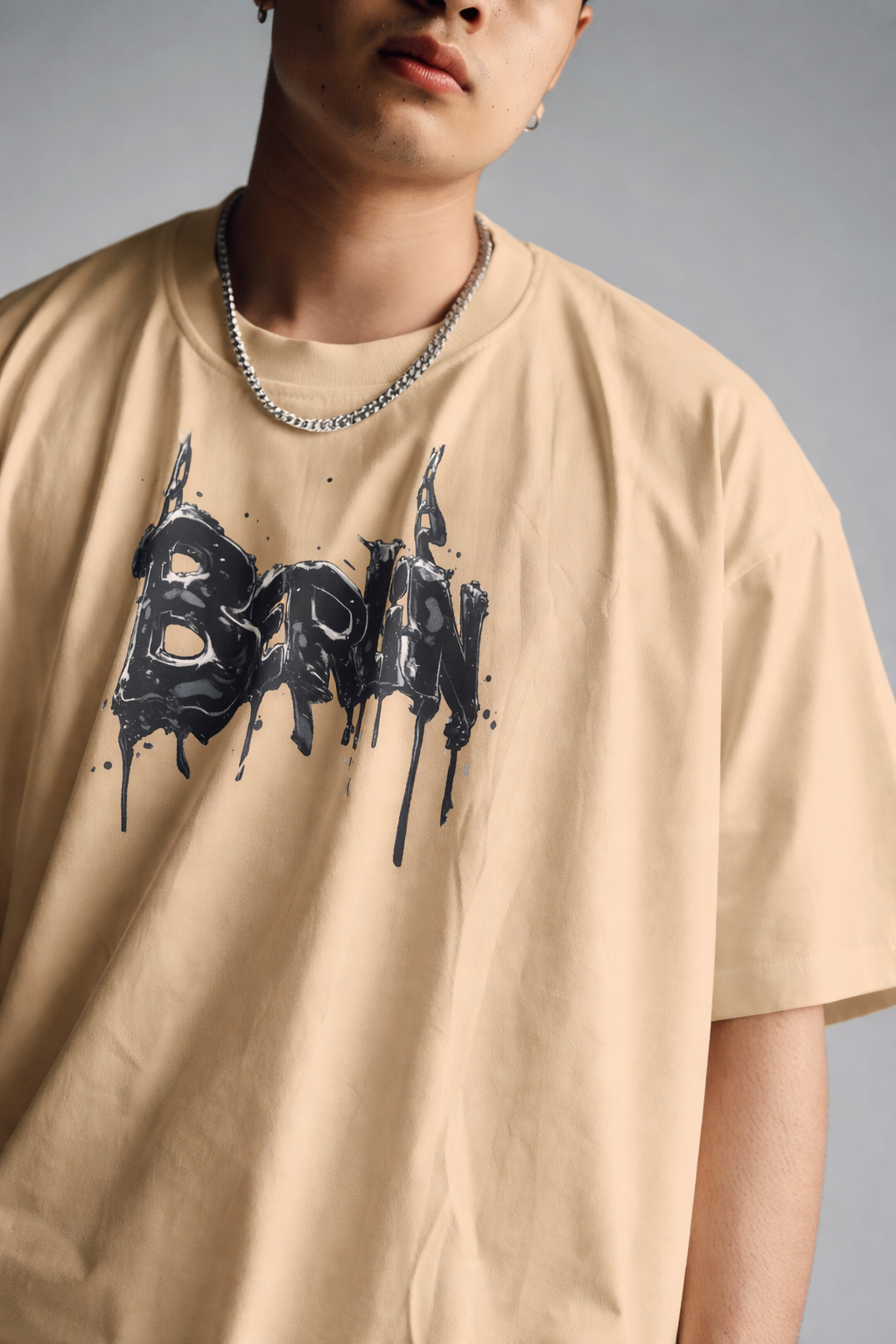 BronxBoy Attitude Oversized Graphic T-Shirt