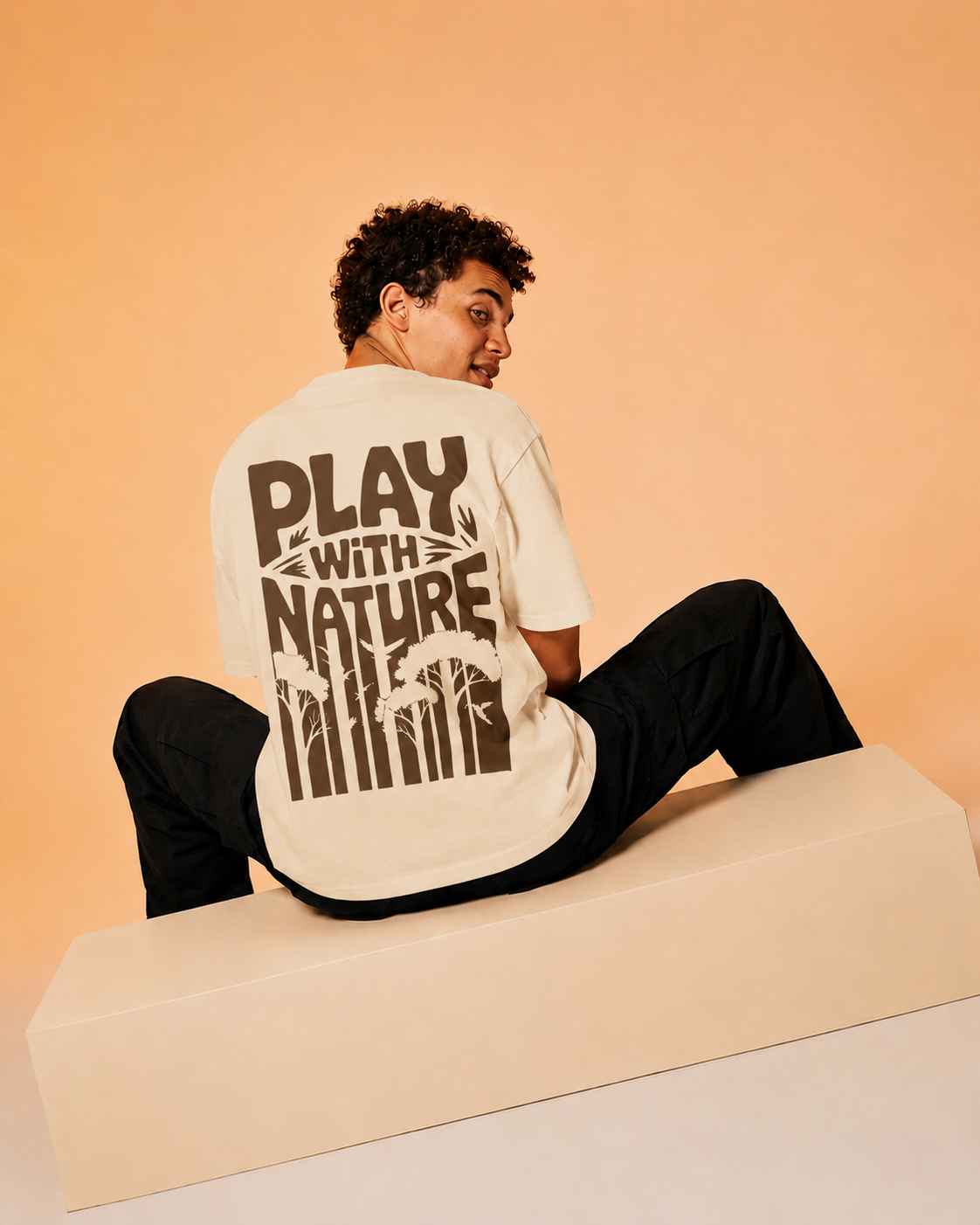 Men's Play With Nature Oversized T-Shirt